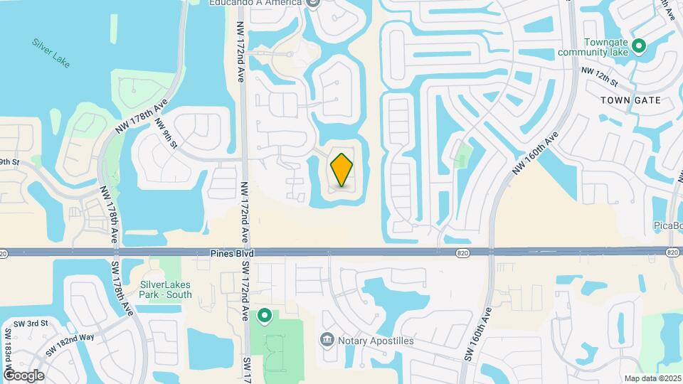 16796 NW 8th St Map and Location Details
