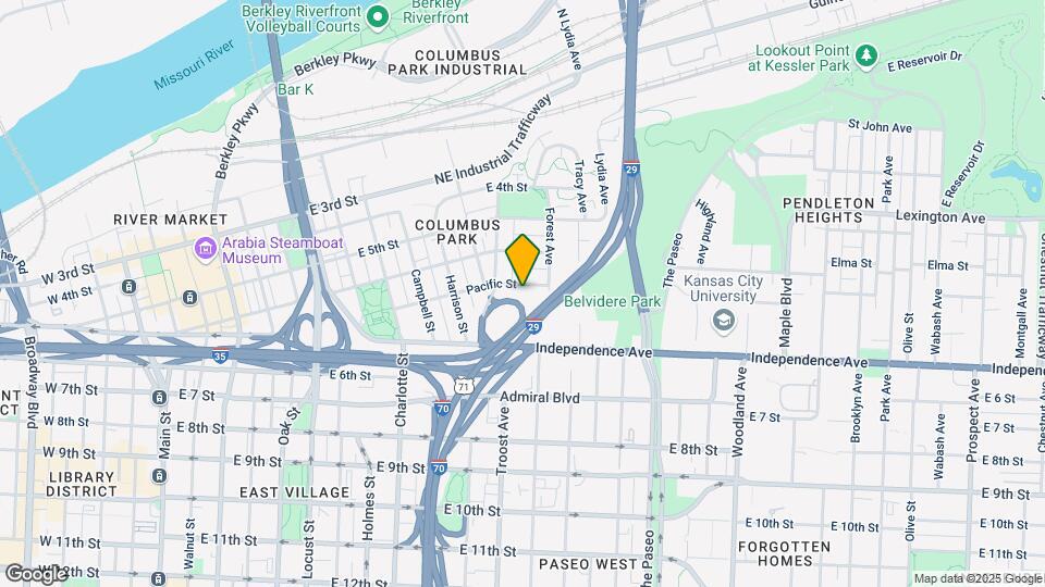1121 Pacific St, Unit 2 Map and Location Details