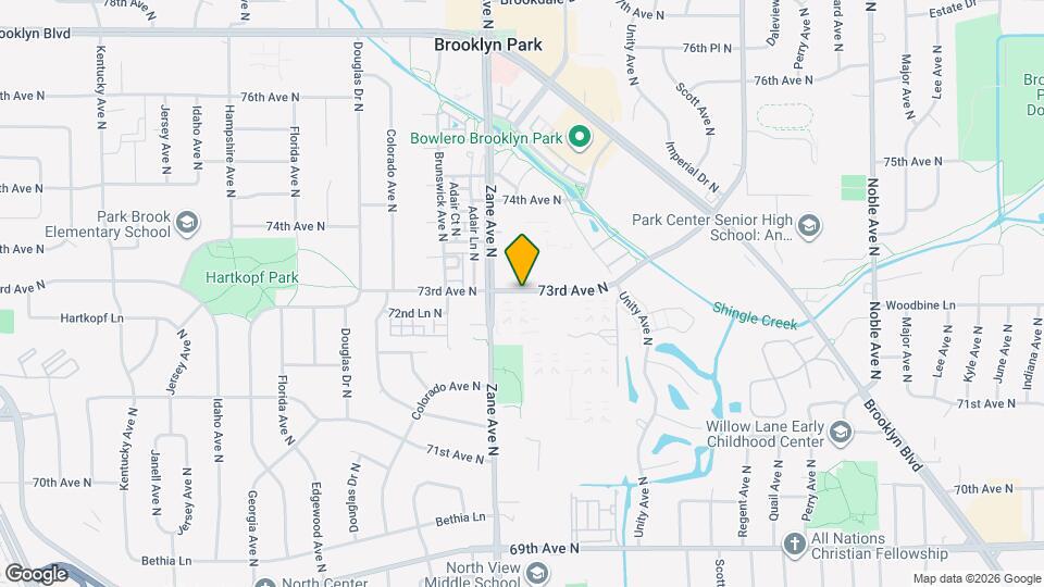 5805 73rd Ave N Map and Location Details