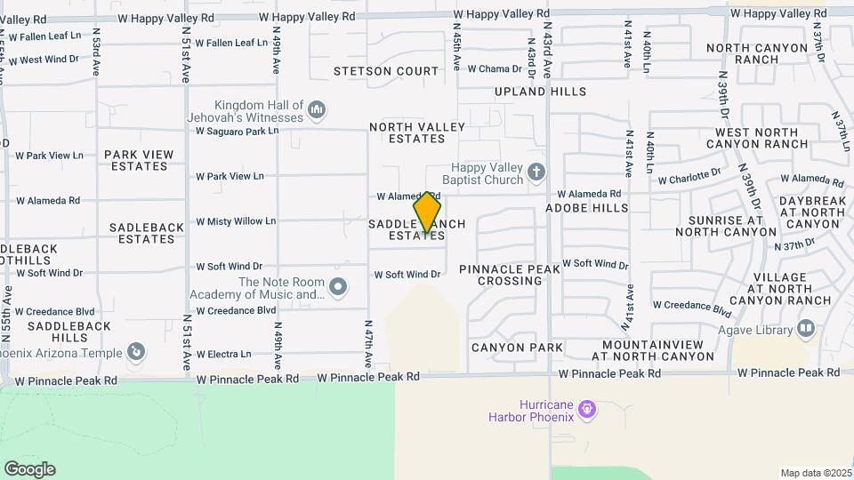 4548 W Mariposa Grande Ln Mapa y Detalles de la Ubicación