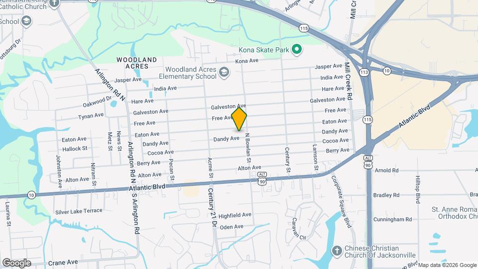 8319 Dandy Ave Map and Location Details