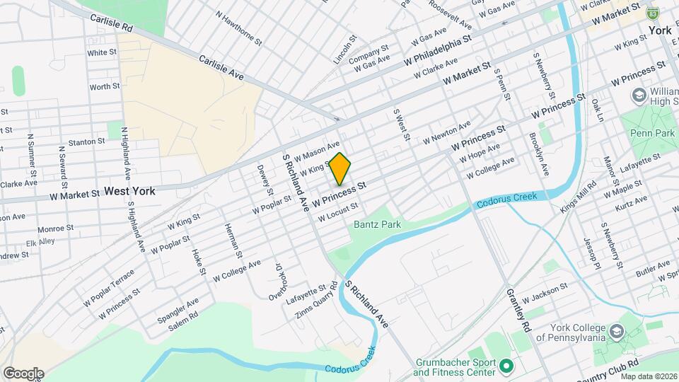 829 W Princess St, Unit 1 Mapa y Detalles de la Ubicación