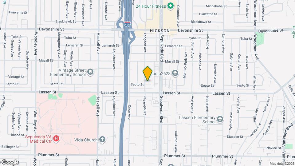 15449 Septo St Map and Location Details