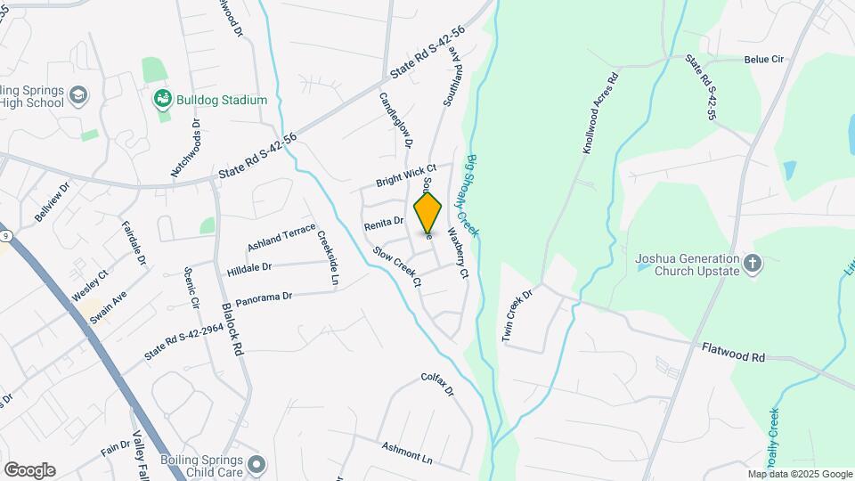 262 Southland Ave Map and Location Details