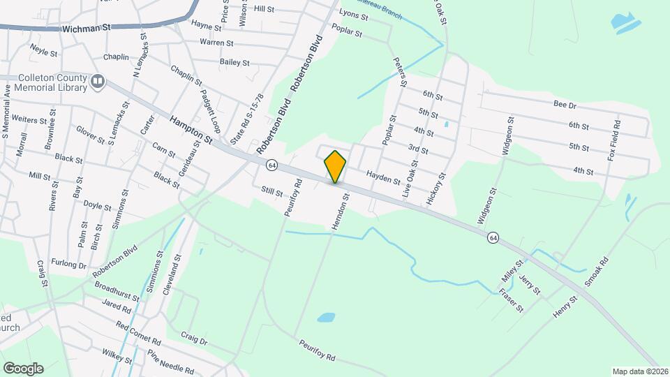 1532 Hampton St Mapa y Detalles de la Ubicación