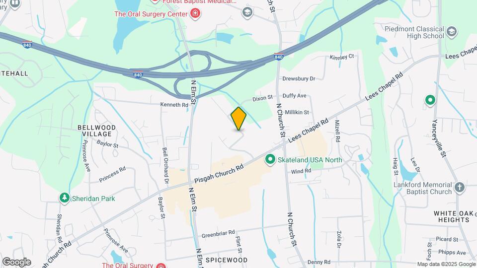 4301 Edgemore Rd Map and Location Details