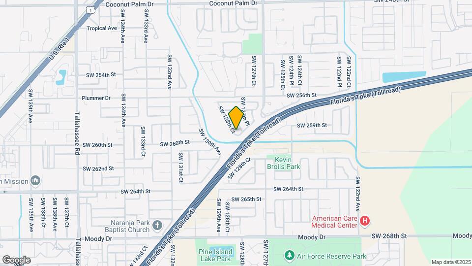 25863 SW 128th Ct Map and Location Details