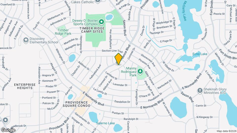 1440 Coronet Dr Map and Location Details