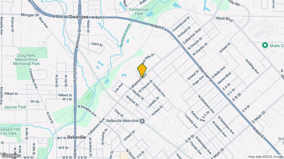 904 Lebanon Ave Map and Location Details