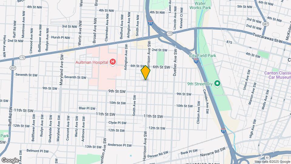 703 Harrison Ave SW Map and Location Details