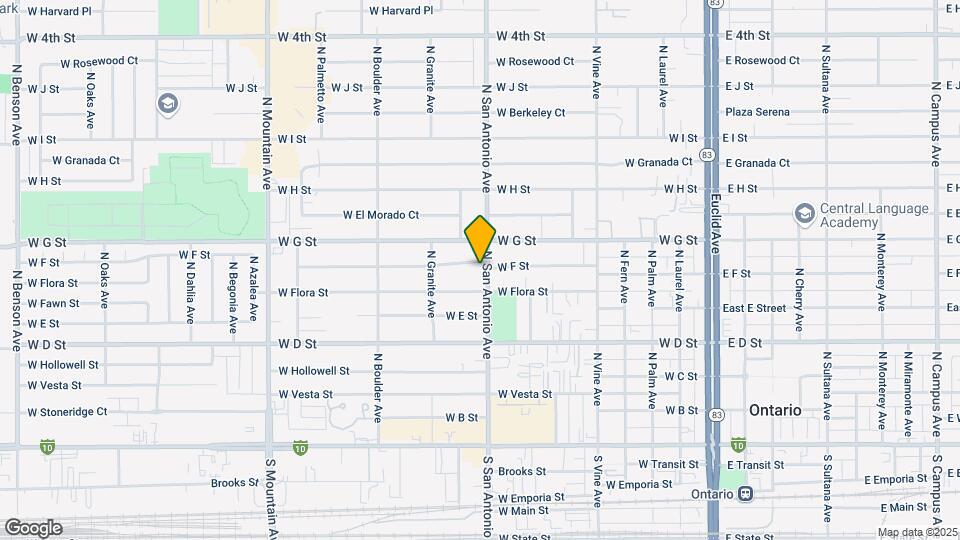 527 N San Antonio Ave Map and Location Details