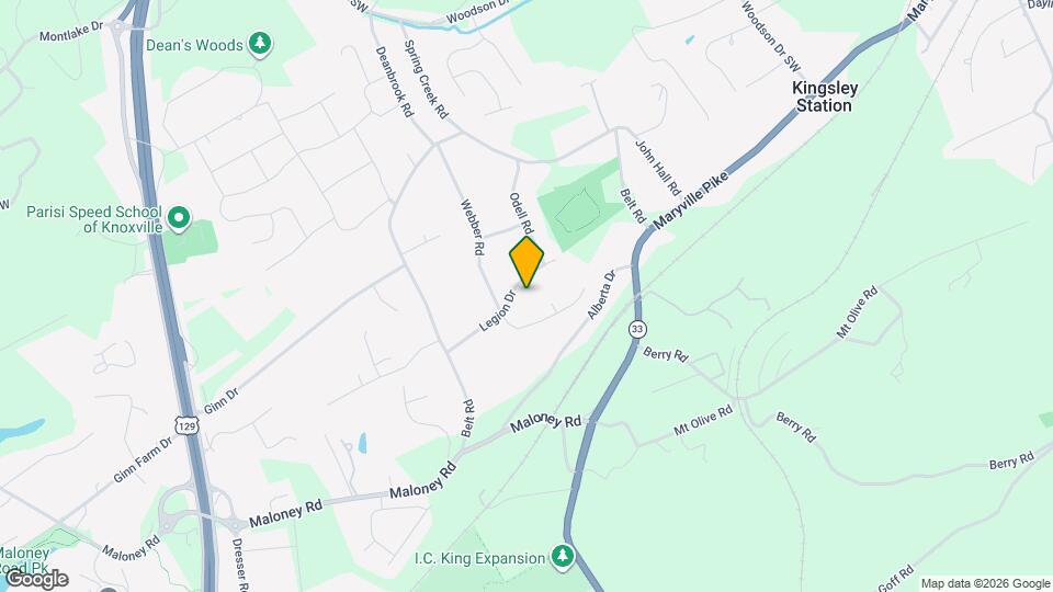 2512 Legion Dr, Unit 2512 Map and Location Details