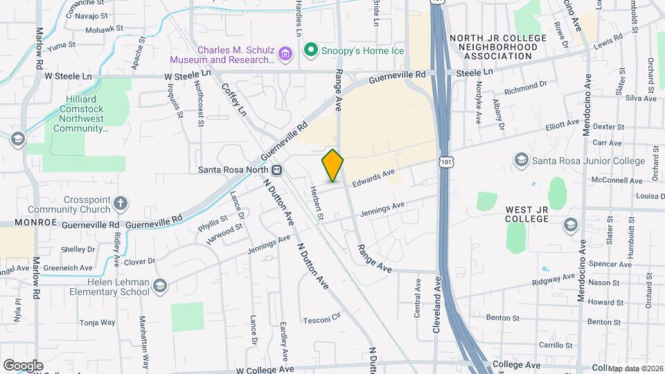 1323 Edwards Ave Map and Location Details