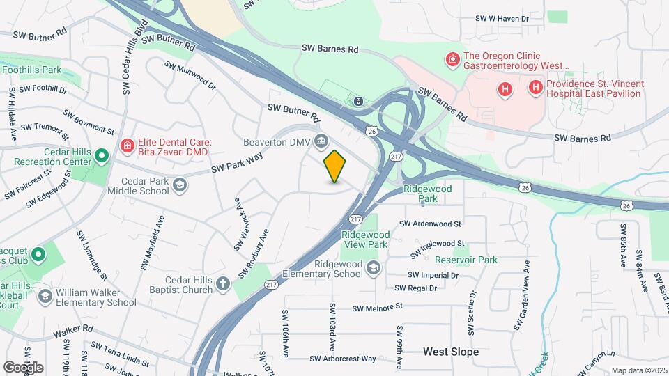 10247 SW Eastridge St Map and Location Details