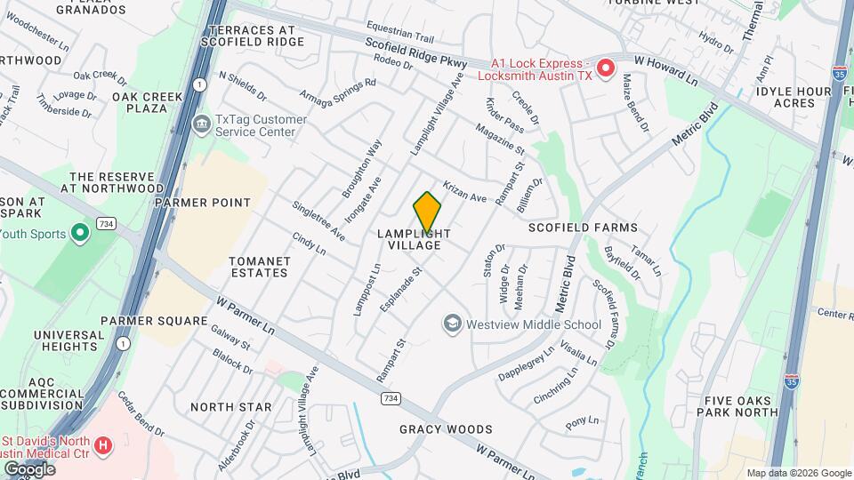 12903 Powderhorn St Map and Location Details