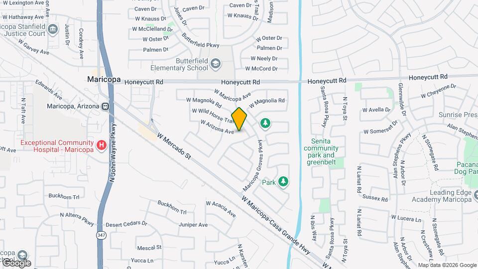 43579 W Arizona Ave Mapa y Detalles de la Ubicación