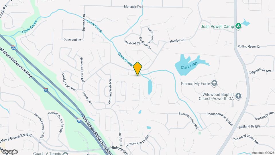 1805 Lightwood Ln NW Mapa y Detalles de la Ubicación