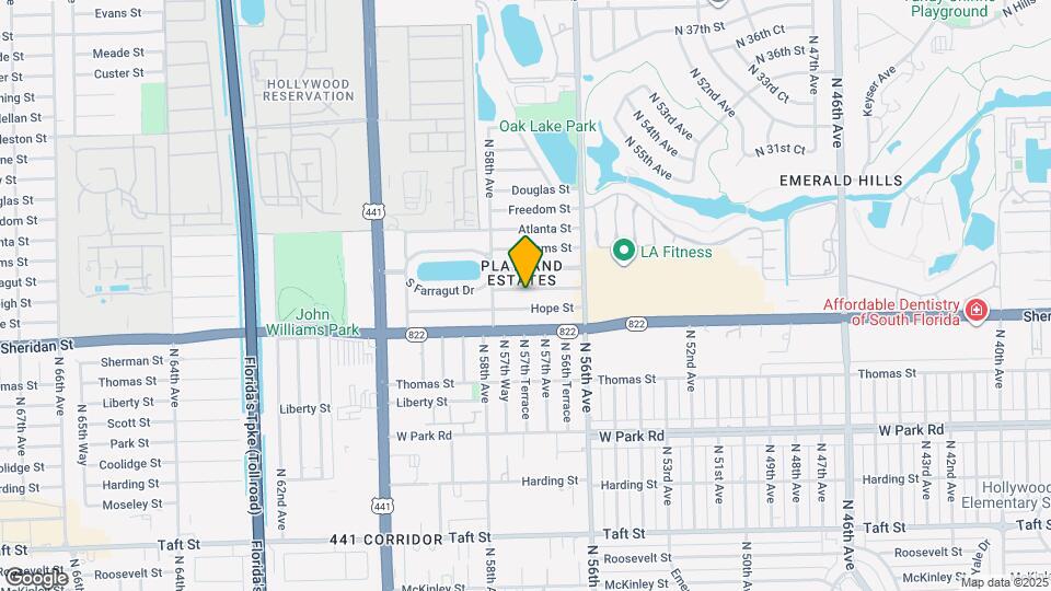 5710 Raleigh St Map and Location Details