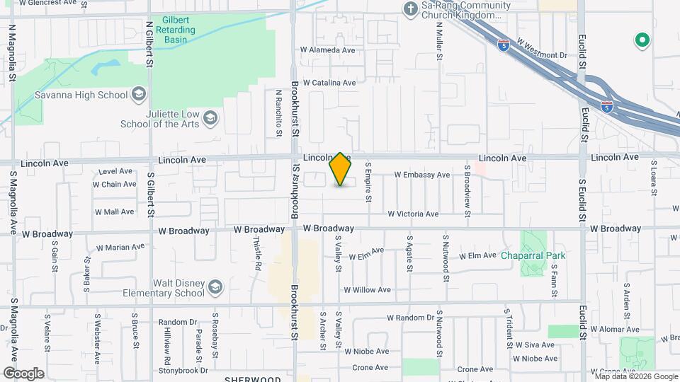 256 S Linhaven Cir Map and Location Details