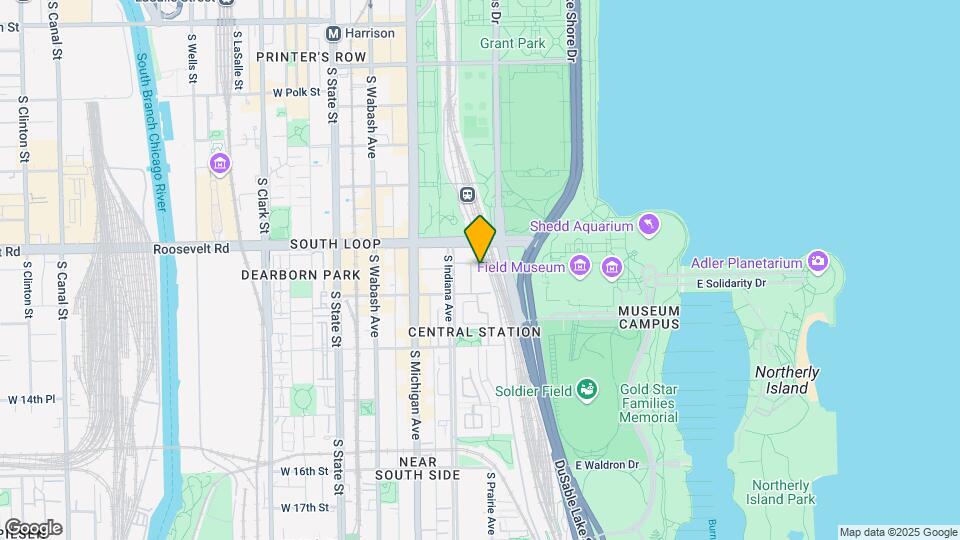 1211 S Prairie Ave, Unit 702 Map and Location Details