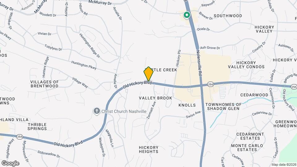 Hickory Point at Brentwood Mapa y Detalles de la Ubicación