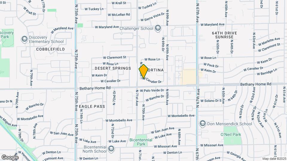 7037 W Cavalier Dr Mapa y Detalles de la Ubicación