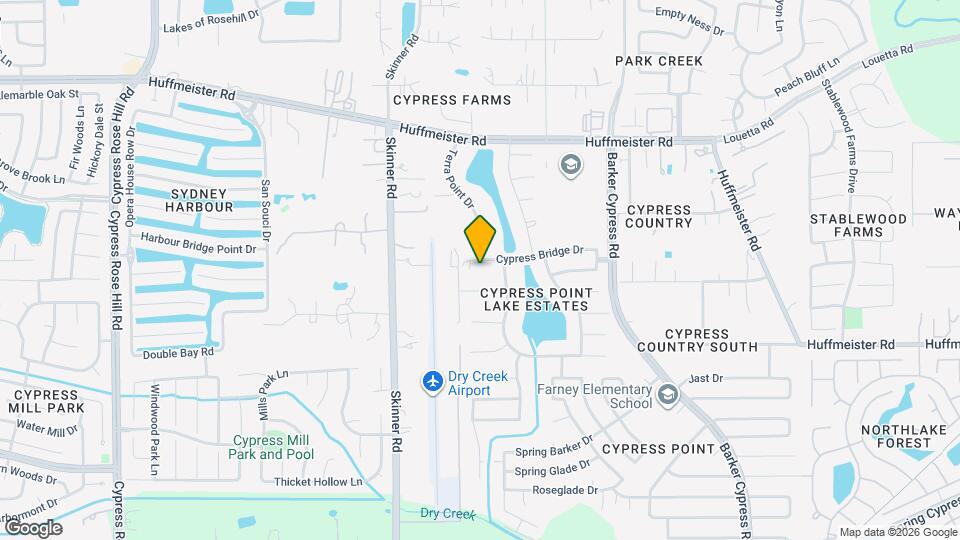 16719 Cypress Bridge Dr Map and Location Details
