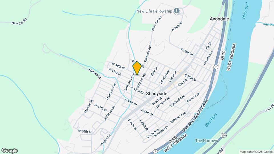 354 W 40th St Map and Location Details