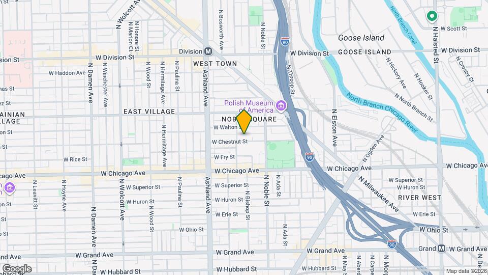 1446 W Chestnut St Map and Location Details