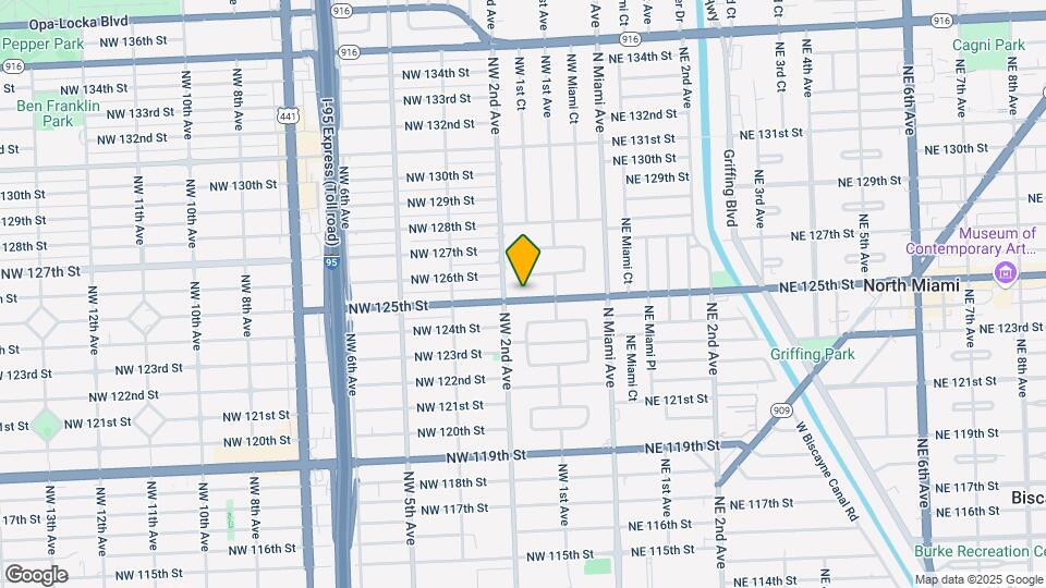 165 NW 125th St Map and Location Details