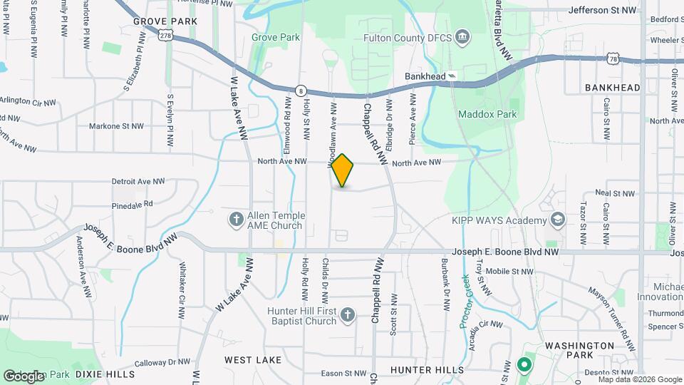 1456 Kennesaw Dr NW Map and Location Details