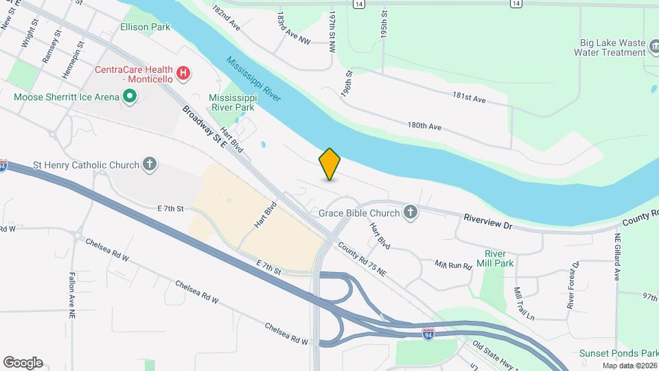 149 Riverview Dr, Unit Main House Map and Location Details