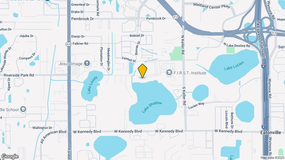 1420 Lake Shadow Cir Map and Location Details