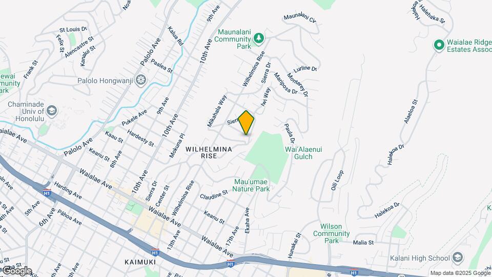 3765 Manini Way Map and Location Details