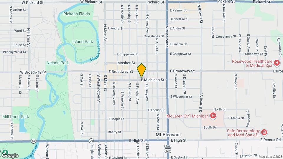 509 E Michigan St, Unit 509 E. Michigan Map and Location Details