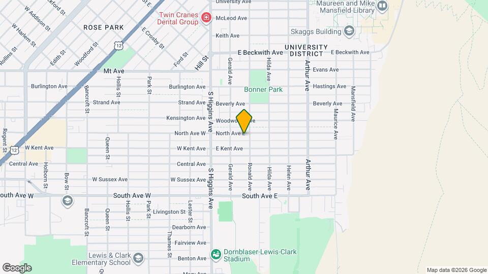 221 North Ave E Map and Location Details