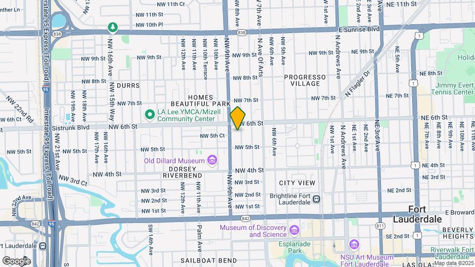 529 NW 8th Ave Map and Location Details
