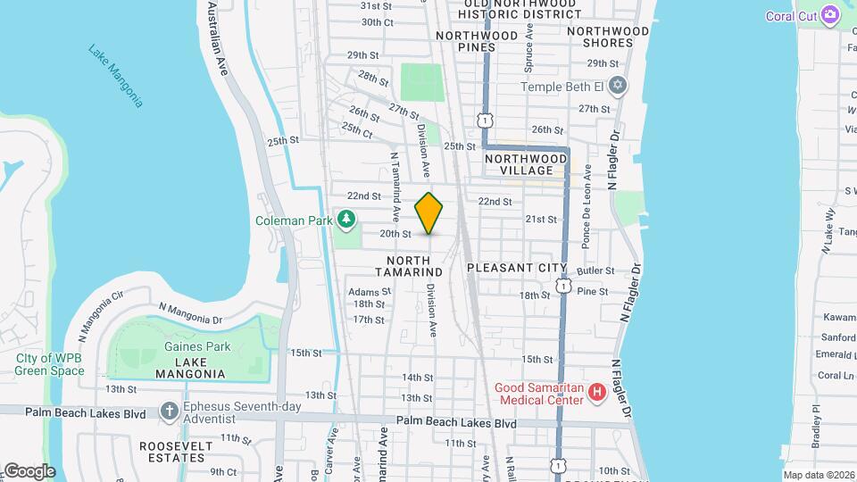 2009 Division Ave Map and Location Details