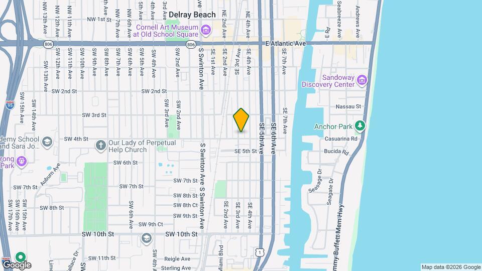 341 SE 3rd Ave Map and Location Details