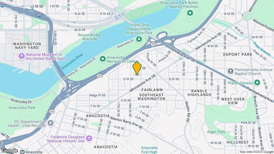 1828 Q St SE Mapa y Detalles de la Ubicación