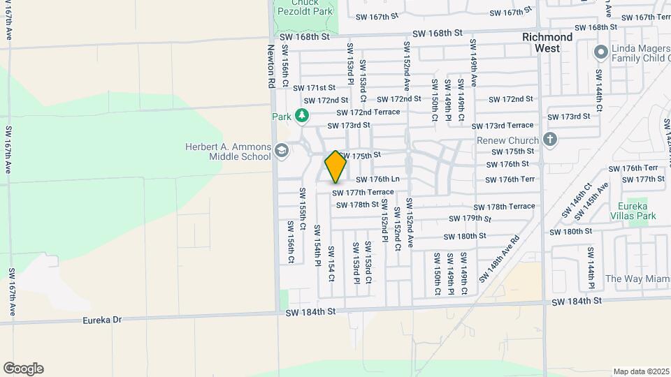 15411 SW 177th Terrace Map and Location Details