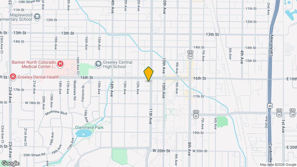 1615 11th Ave Map and Location Details