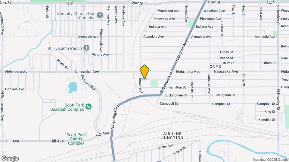 1785 Tecumseh St Map and Location Details