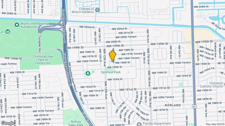 19530 NW 11th Ave Map and Location Details