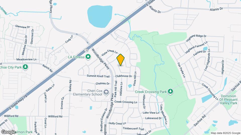 5727 Vista Park Ln Map and Location Details