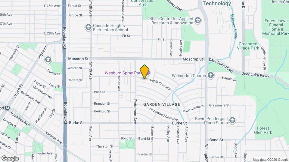 4146 Gilpin Crescent Map and Location Details
