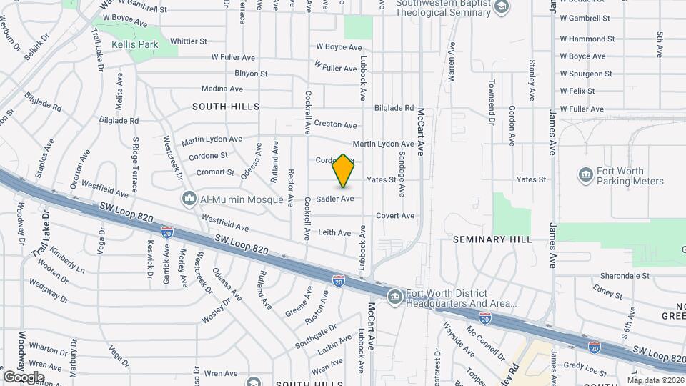 2800 Sadler Ave Map and Location Details