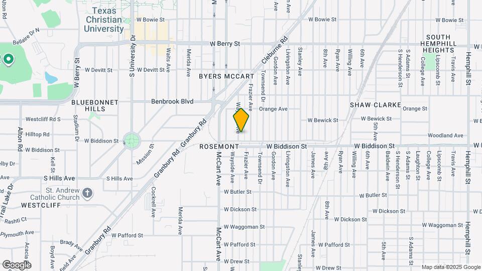 3453 Wayside Ave Map and Location Details