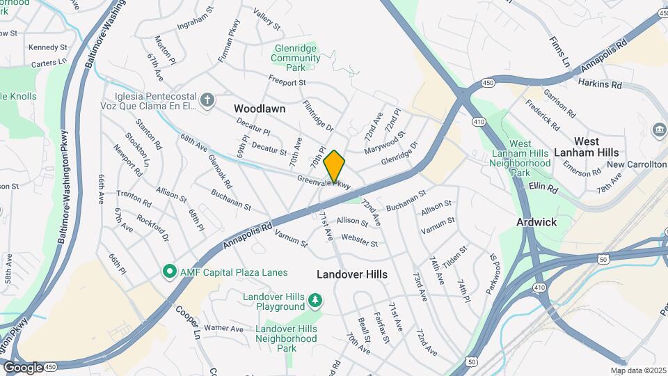 7103 Greenvale Pkwy Map and Location Details