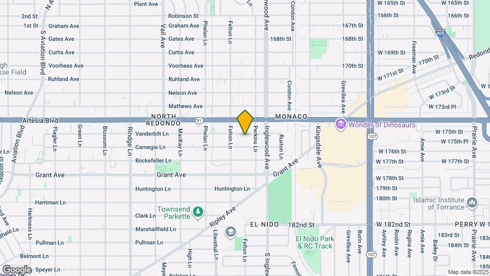 2612 Vanderbilt Ln, Unit Unit A Map and Location Details